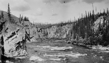 “Entrance to Hoole Canyon on the Pelly River”