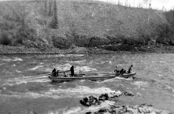 “More rough water - and swift. ca. 1929”