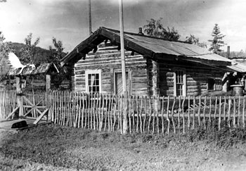 “From the other side.” The Tidds' home at Forty Mile. June, 1938