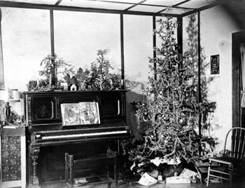 “A corner of the house at Mayo. New Year 1933”