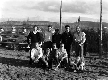 The Mayo men's baseball team, 1935.