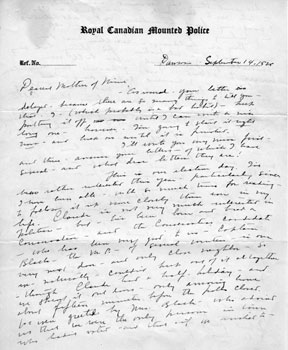 Mary to Mom on voting day, September 14, 1926.