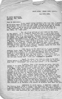 Claude to Rufus Mallinson, May 20, 1932.