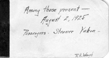SS Yukon booklet.