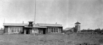 Hudson Stuck memorial Hospital and St. Stephen's Church, Aug. 1925.