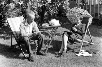 Claude and Mary in England.