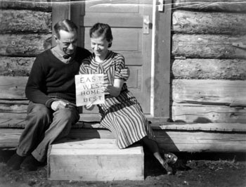 Portrait of Claude and Mary, Mayo, 1934.