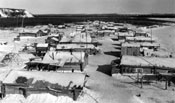 Old Crow Village on the Porcupine River.