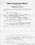 Claude's application to WP&YR, page 2 of 3.