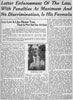 Cet article de journal a été écrit au cours de la visite des Tidd aux parents de Mary à Lancaster. New Era, vers 1929.